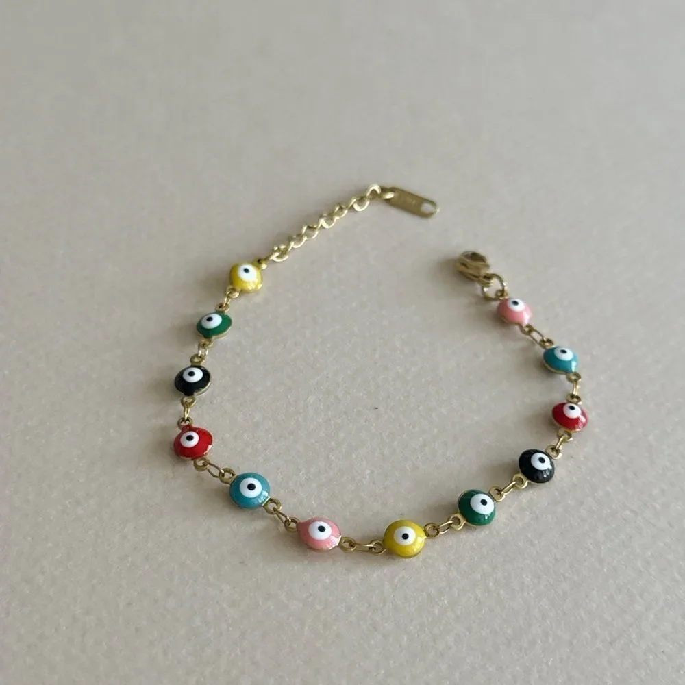 Colorful Evil Eye Bracelet #2231